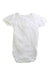 A White Short Sleeve Bodysuits from Petit Bateau in size 6-12M for boy. (Back View)