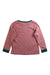 A Red Long Sleeve T Shirts from Petit Bateau in size 5T for boy. (Back View)
