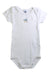 A White Short Sleeve Bodysuits from Petit Bateau in size 2T for boy. (Front View)