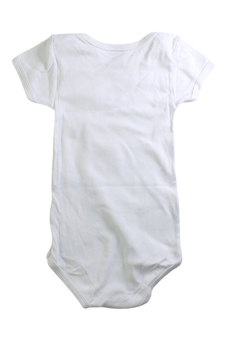 A White Short Sleeve Bodysuits from Petit Bateau in size 2T for boy. (Back View)