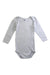 A Grey Long Sleeve Bodysuits from Petit Bateau in size 12-18M for boy. (Front View)