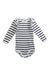 A White Long Sleeve Bodysuits from Petit Bateau in size 12-18M for boy. (Front View)