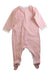 A White Onesies from Petit Bateau in size 3-6M for boy. (Back View)