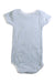 A Blue Short Sleeve Bodysuits from Petit Bateau in size 3-6M for boy. (Back View)