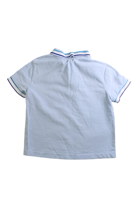 A Blue Short Sleeve Polos from Jacadi in size 4T for boy. (Back View)