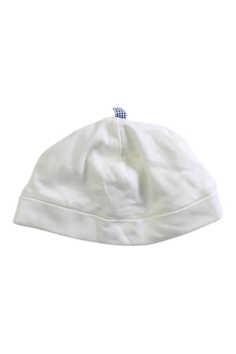 A White Beanies from Boss in size 6-12M for boy. (Back View)