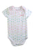 A Multicolour Short Sleeve Bodysuits from Juicy Couture in size 6-12M for girl. (Front View)