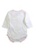 A White Long Sleeve Bodysuits from Juicy Couture in size 0-3M for girl. (Back View)