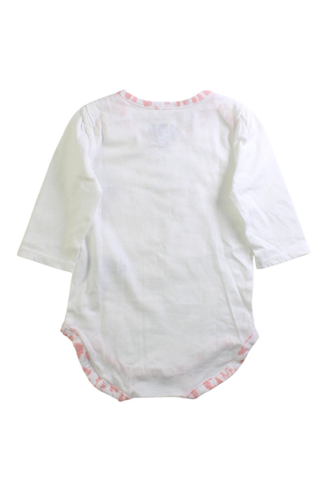 A White Long Sleeve Bodysuits from Juicy Couture in size 0-3M for girl. (Back View)