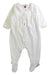 A White Onesies from Armani Baby in size 3-6M for girl. (Front View)