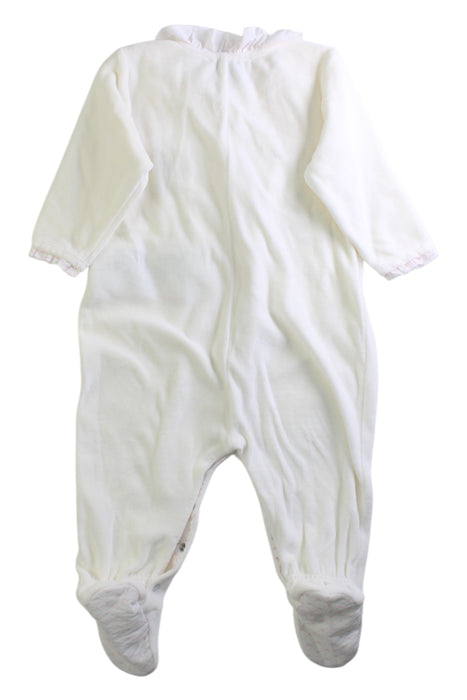 A White Onesies from Armani Baby in size 3-6M for girl. (Back View)