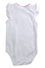 A White Short Sleeve Bodysuits from Tommy Hilfiger in size 6-12M for girl. (Back View)