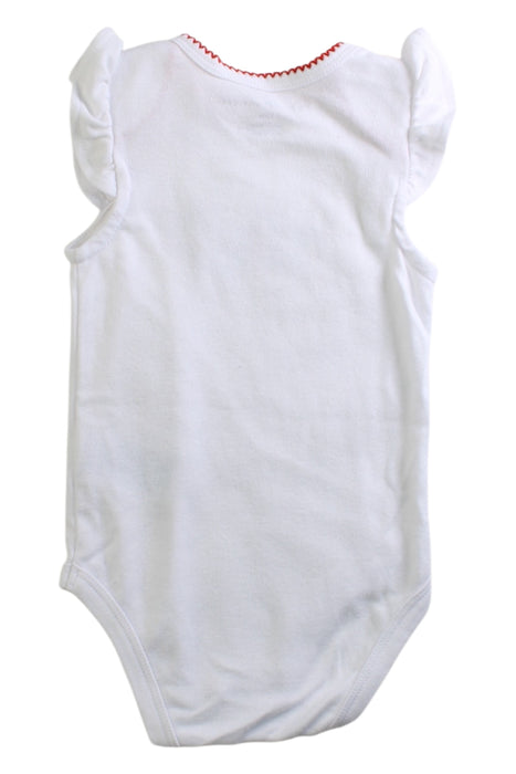 A White Short Sleeve Bodysuits from Tommy Hilfiger in size 6-12M for girl. (Back View)