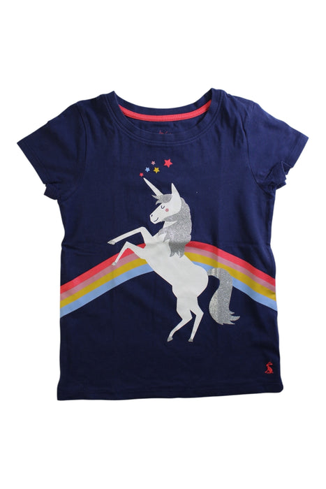 A Multicolour Short Sleeve T Shirts from Joules in size 7Y for girl. (Front View)