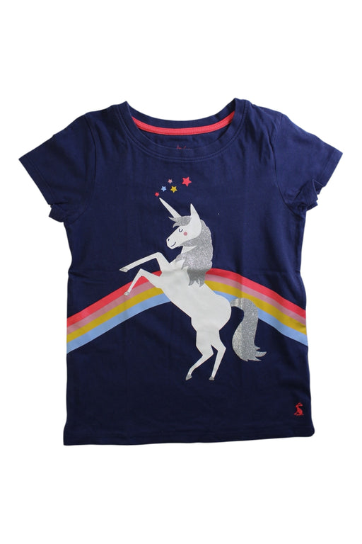 A Multicolour Short Sleeve T Shirts from Joules in size 7Y for girl. (Front View)