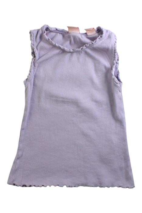 A Purple Sleeveless Tops from Scotch & Soda in size 6T for girl. (Front View)