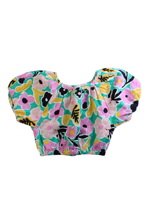 A Multicolour Short Sleeve Tops from Seed in size 4T for girl. (Front View)