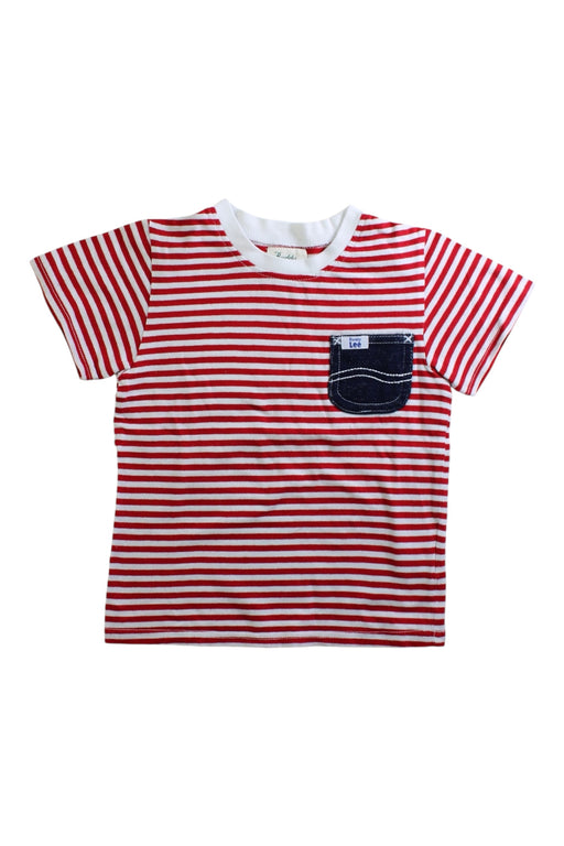 A Red Short Sleeve T Shirts from Lee in size 3T for neutral. (Front View)