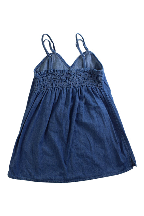 A Blue Overall Dresses from Lee in size 4T for girl. (Back View)