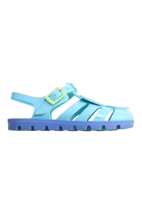 A Blue Sandals from Sophia Webster in size 6T for girl. (Front View)