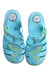 A Blue Sandals from Sophia Webster in size 6T for girl. (Back View)