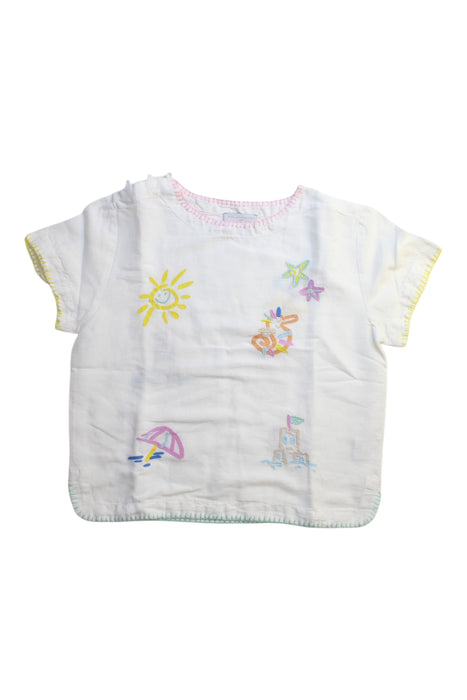 A Multicolour Short Sleeve Tops from Stella McCartney in size 10Y for girl. (Front View)