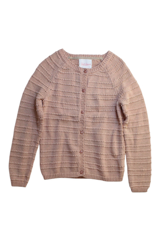 A Beige Cardigans from Sunset Limonade in size 6T for girl. (Front View)