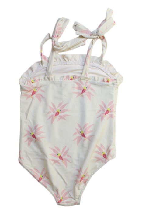 A Pink Swimsuits from Gingersnaps in size 8Y for girl. (Back View)