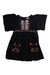 A Black Long Sleeve Dresses from Chloe in size 6T for girl. (Front View)