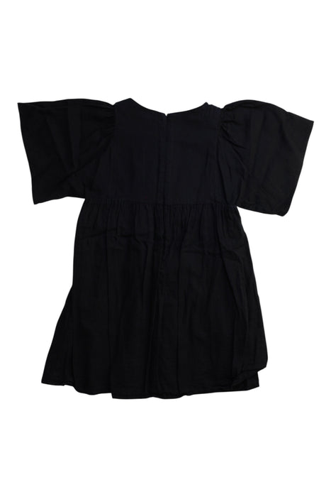 A Black Long Sleeve Dresses from Chloe in size 6T for girl. (Back View)
