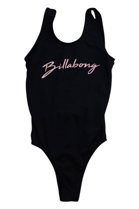 A Black Swimsuits from Billabong in size 6T for girl. (Front View)