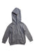 A Grey Zippered Sweatshirts from Dior in size 6T for girl. (Front View)