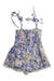 A Blue Sleeveless Rompers from Zimmermann in size 6T for girl. (Front View)