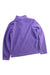 A Purple Zippered Sweatshirts from Mountain Warehouse in size 6T for girl. (Back View)