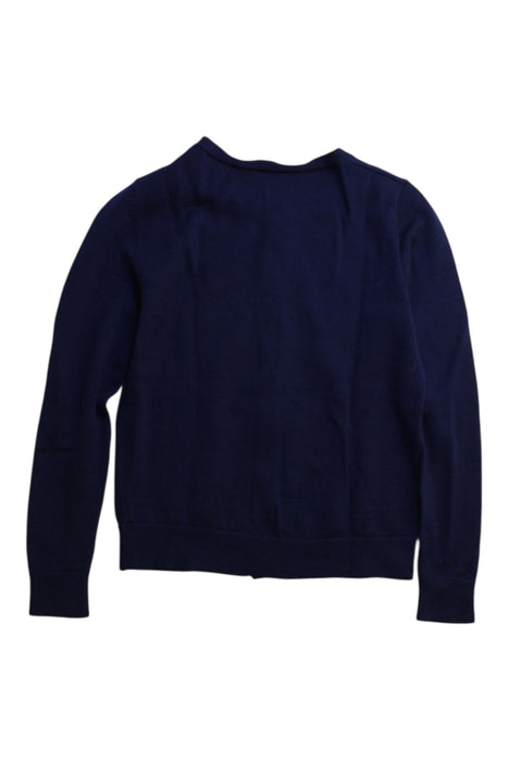 A Navy Cardigans from Bonpoint in size 5T for girl. (Back View)
