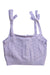 A Purple Sleeveless Tops from Gingersnaps in size 6T for girl. (Back View)