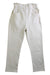 A White Casual Pants from Petit Main in size 4T for girl. (Front View)