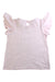 A Pink Short Sleeve Tops from Seed in size 3T for girl. (Back View)