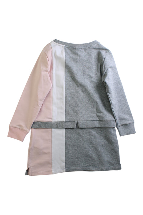 A Grey Sweater Dresses from Ferrari in size 4T for girl. (Back View)