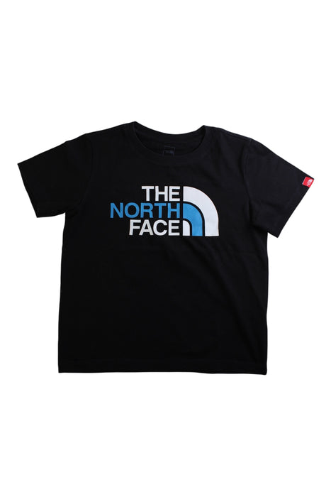 A Black Short Sleeve T Shirts from The North Face in size 7Y for boy. (Front View)