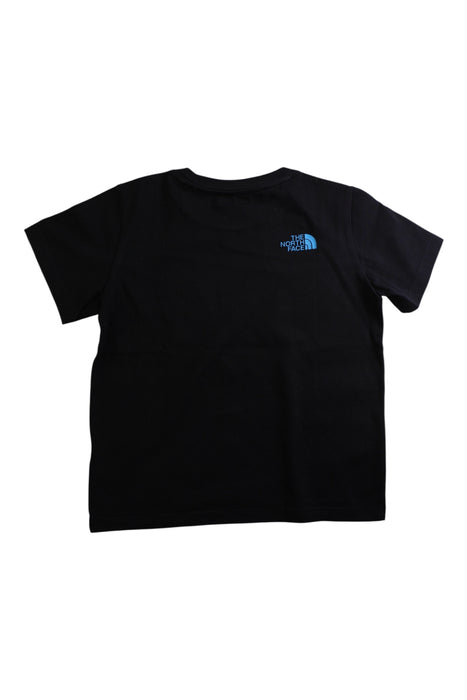 A Black Short Sleeve T Shirts from The North Face in size 7Y for boy. (Back View)