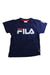 A Navy Short Sleeve T Shirts from Fila in size 7Y for boy. (Front View)