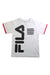 A White Short Sleeve T Shirts from Fila in size 7Y for boy. (Front View)