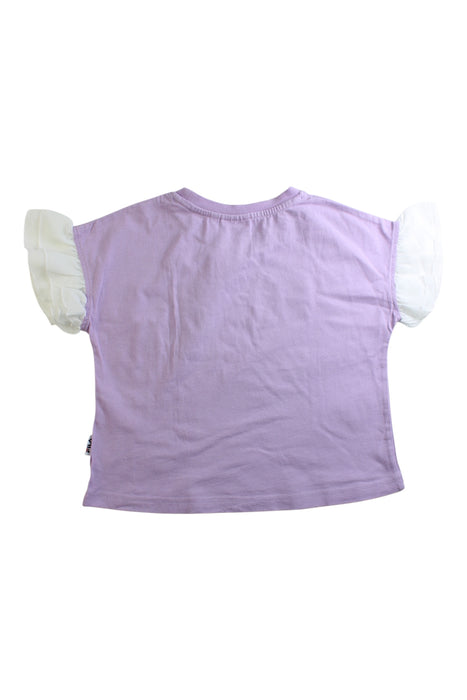 A Purple Short Sleeve Tops from Fila in size 4T for girl. (Back View)