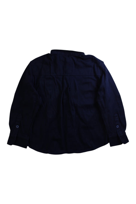 A Navy Long Sleeve Shirts from Nicholas & Bears in size 6T for boy. (Back View)