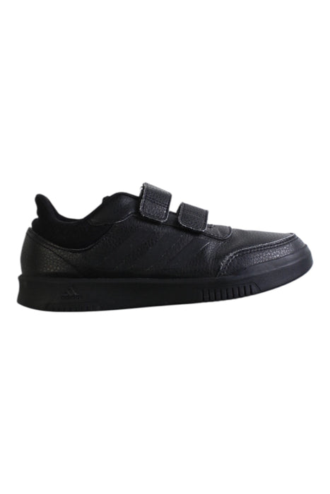 A Black Sneakers from Adidas in size 10Y for boy. (Front View)