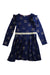 A Navy Long Sleeve Dresses from Boden in size 5T for girl. (Front View)