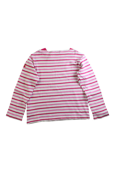 A Pink Long Sleeve Tops from Miki House in size 7Y for girl. (Back View)