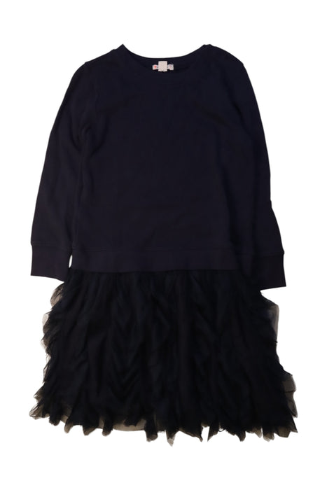 A Black Sweater Dresses from Crewcuts in size 7Y for girl. (Front View)