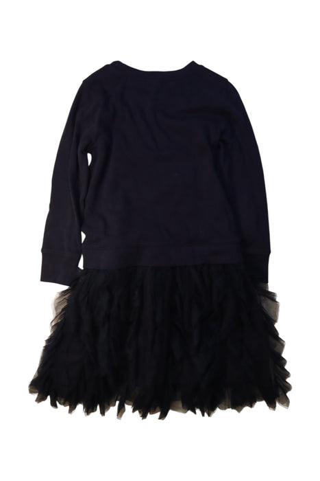 A Black Sweater Dresses from Crewcuts in size 7Y for girl. (Back View)